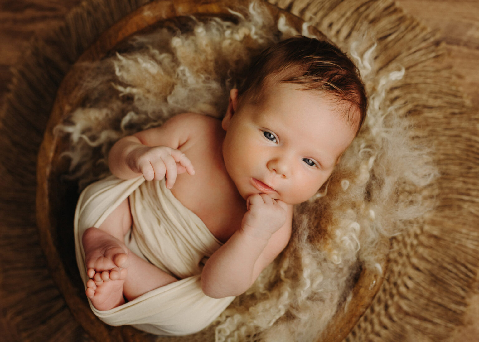 Babyfotografie im Boho-Stil in Bitterfeld, Dessau, Wittenberg, Halle Saale, Professionelles Baby-Fotoshooting