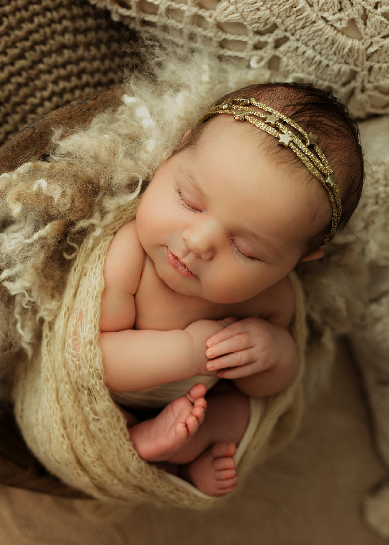 Halle Saale Babyfotografie, Babyfotoshooting im Boho-Stil im Studio
